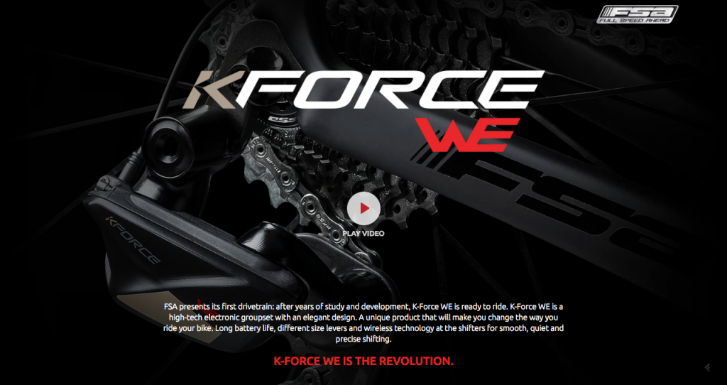 FSAの新型電動コンポK-Force WEが遂に発表！