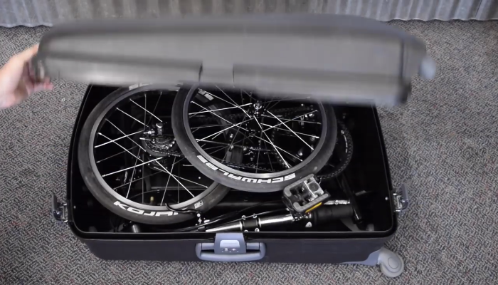 スーツケースに収納可能な超軽量折りたたみ自転車「pakiT Elite」
