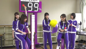 乃木坂４６が発電自転車を漕いで作った充電池がもらえる！？