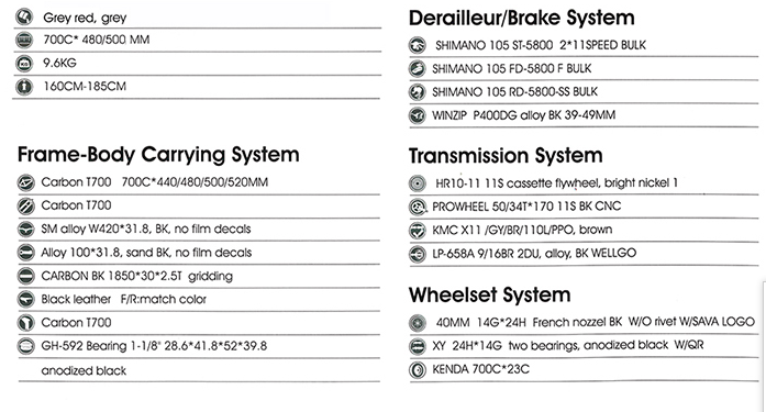 2018 SAVANE Carbon ROAD 105 3