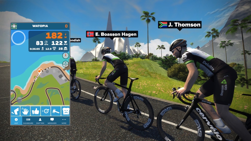 zwift chat