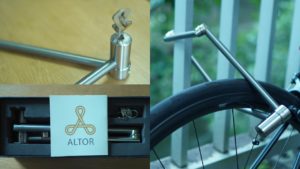 チタン製自転車鍵APEX Ti＆サドルバックセット｜パクられにくい自転車ロック cycle-lock-apex-ti-review-