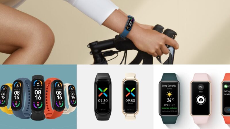自転車スマートバンドおすすめ3ブランド比較2021|Mi Band6 vs HUAWEI Band 6
